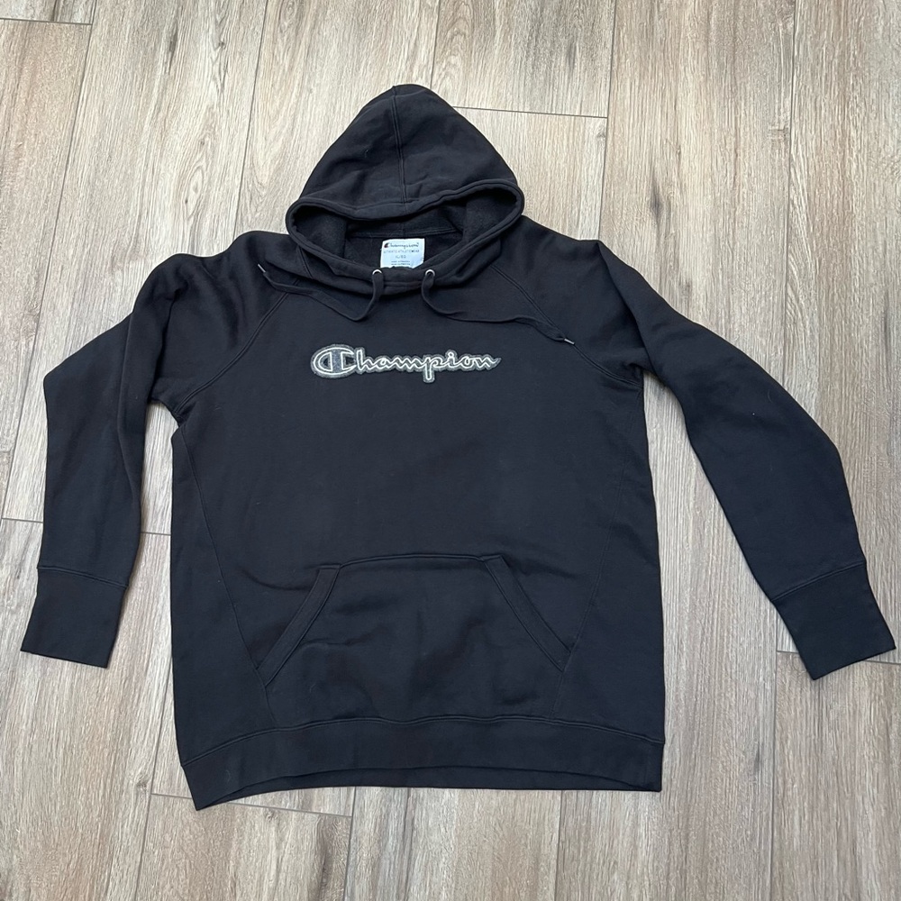 Champion Men's Black Pullover Hoodie